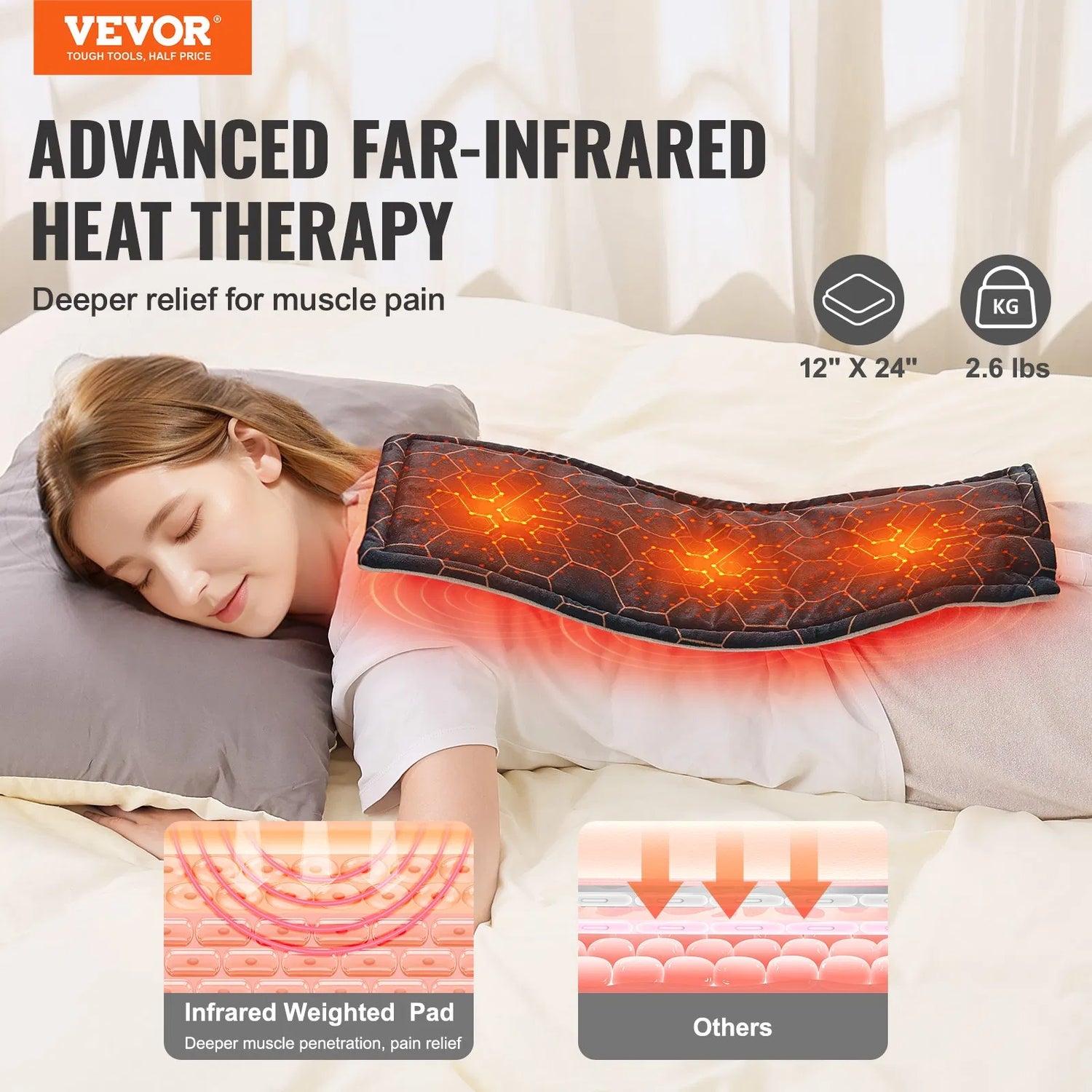 Infrared Weighted Heating Pad