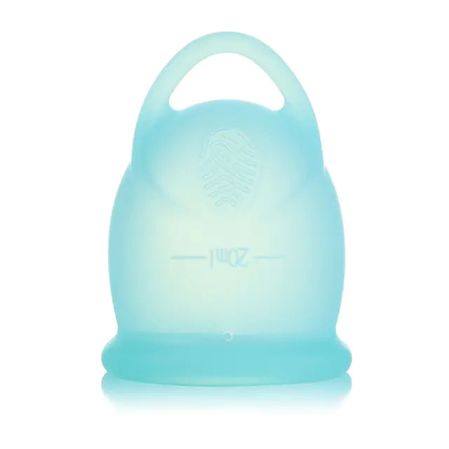 Silicone Menstrual Cup with Pull Ring - Moon Cup
